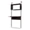 Baxton Studio Fariat Modern Industrial Walnut Brown Finished Wood and Black Metal Display Shelf with Desk 196-12083-ZORO - alternate 8